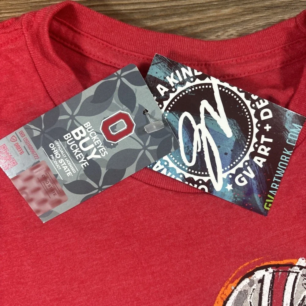 Gv Art + Design Ohio State Buckeyes Jeremiah Smith T Shirt Size M